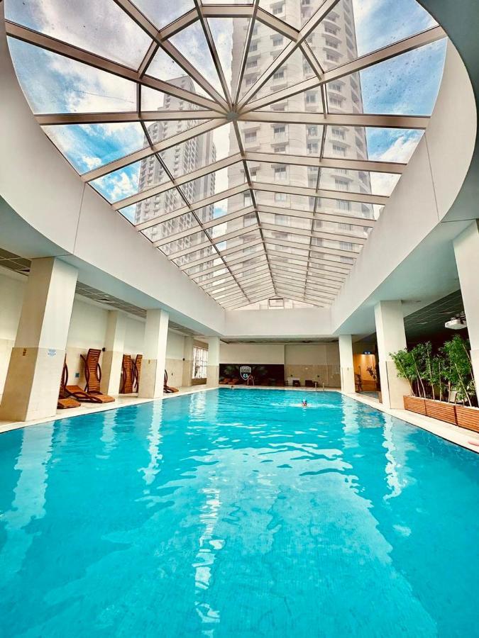 Sunrise Sky Lux Apartment, 33Rd Floor, Pool And Fitness Included Skopje Ngoại thất bức ảnh
